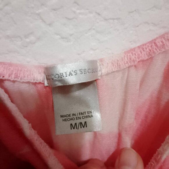 Victoria's Secret Vintage Babydoll Lingerie Unlined Sheer Mesh Floral Top size M - Picture 5 of 9